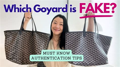 how to authenticate a Goyard